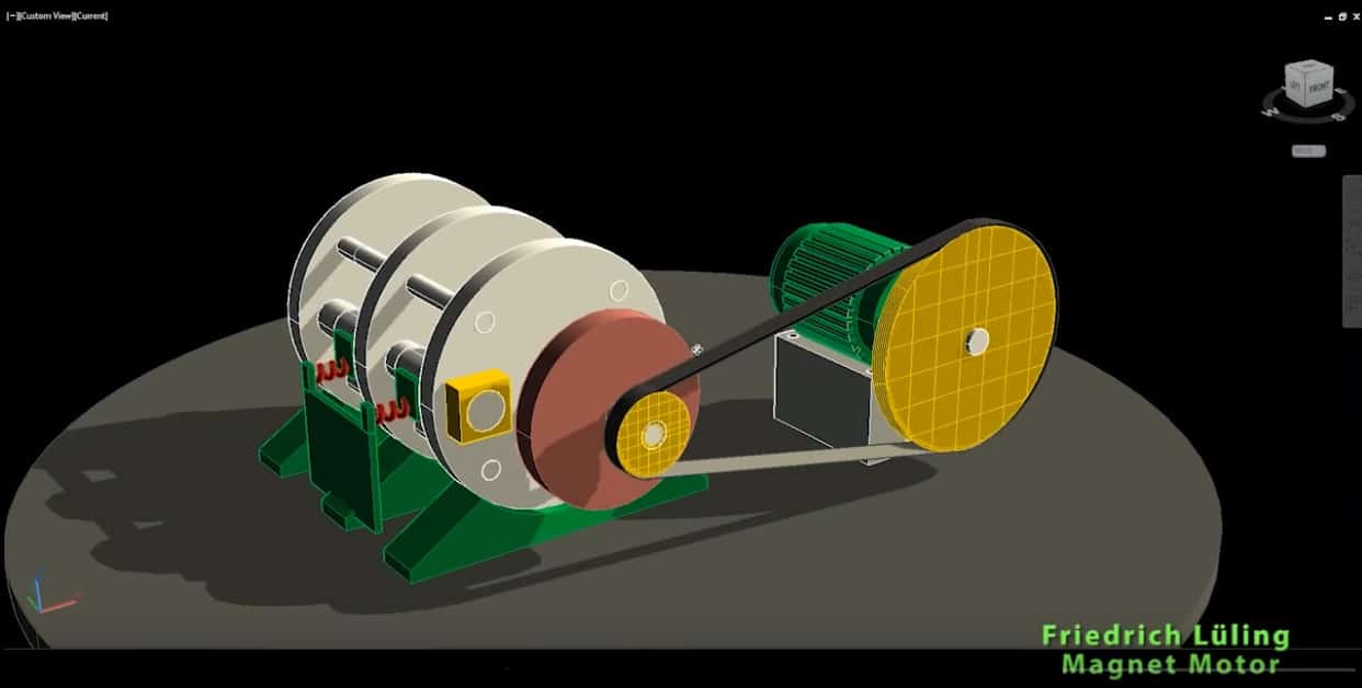 Bonus: Original Friedrich Lüling 3D Modell tesla bauplan